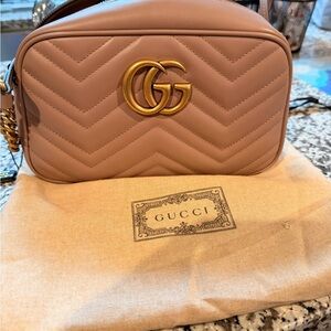 Gucci Women's Blush Quilted Crossbody Bag